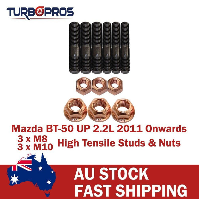 Mazda BT-50 up 2.2L 2011 Onwards High Tensile Turbo Charger Stud Kit