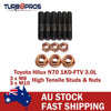 Toyota Hilux N70 1KD-FTV 3.0L High Tensile Turbo Charger Stud Kit