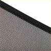 Black mesh fabric rear side with reinforced edge trim for 2x rear car window sun shades mazda cx-9 2016-2025