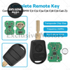 BMW E31, E32, E34, E36, E38, 3 Button Remote Key (1989-2006)