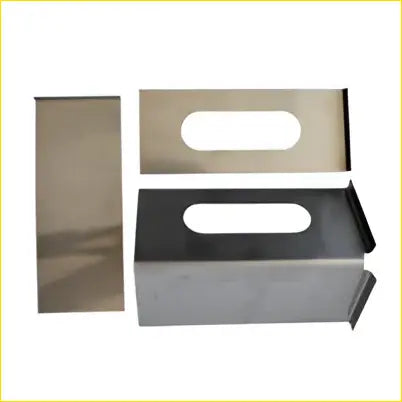 Set of three metallic silver anti rattle shims with oval cutouts for stabilizing tow bar ball mount tighteners