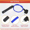Blue silicone spark plug wire harness with black insulated boots and metal terminals for toyota 4runner pickup