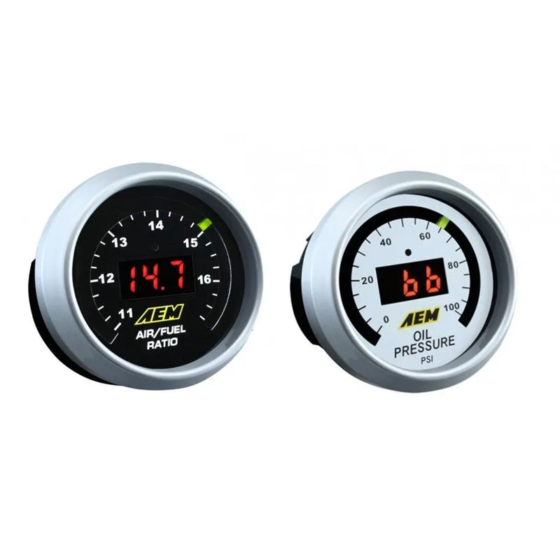 CMA 30-4110+30-4401 AEM Wideband Uego/Oil Pressure Gauge