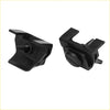 Black plastic mudguard liner retainer clips for toyota rav4 tacoma scion iq shown from the back side