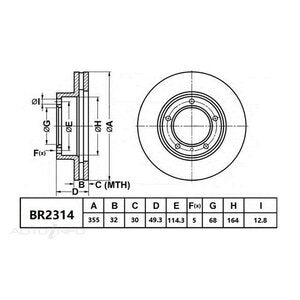 Bendix Brake Rotor - BR2314-ULT
