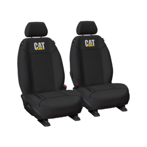 Tmcat-Blkfr Made TO Order CAT Canvas Seat Covers Black