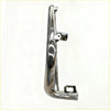 Shiny chrome-finished motorcycle exhaust pipe with sleek curves and mounting brackets on back side of 304 stainless steel nudge bar for nissan navara d40 2005-2015 thai model