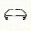 Chrome finished 304 stainless steel nudge bar for nissan navara d40 2005-2015 with black mounting brackets