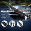 Black rubber 310mm 12 inch rear windshield wiper blade for Toyota with sleek aerodynamic design for quiet performance