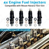 Nissan Navara TD27 D21 2. 7L 16600-43G23 4x Engine Fuel Injectors Suitable