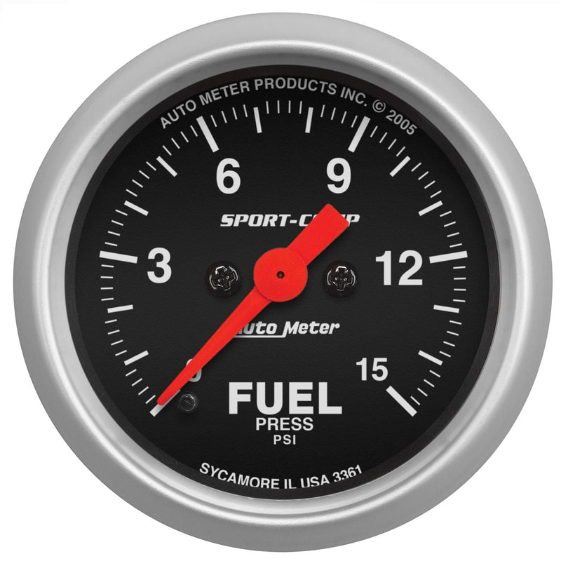AutoMeter Sport-Comp 2-1/16in Fuel Press AU3361