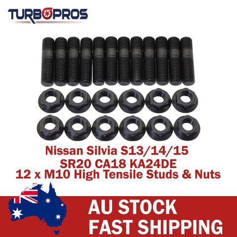 Nissan Silvia S13 S14 S15 SR20 / CA18 High Tensile Exhaust Manifold Stud Kit