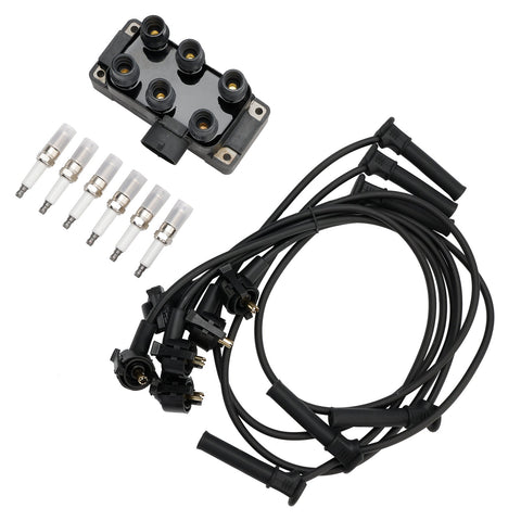 Ford Explorer Sport Trac V6 4.0L Ignition Coil+6 Spark plug+6 Wire FD480