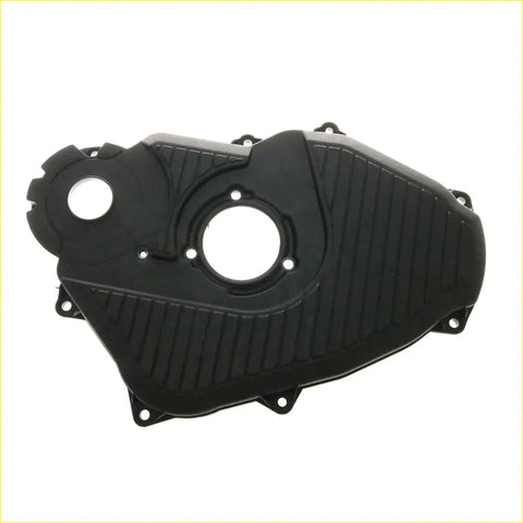 Black plastic ribbed timing chain belt cover with mounting holes for toyota hilux surf 4runner ln130 ln135