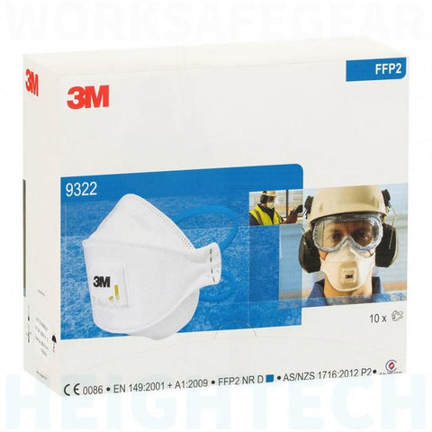 3M Aura Disposable Respirator Particulate Flat Fold Cool