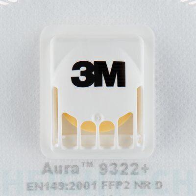 3M Aura Disposable Respirator Particulate Flat Fold Cool