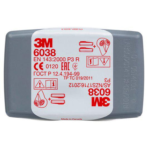 3M Particulate Filter 6038 P2 w/Nuisance Level Organic