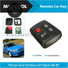 Ford Territory SX, XR6, XR8, Falcon BA, BF 4 Button Key