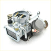 Silver 4 cyl carburetor assembly with brass parts and black base for Mazda 616 626 Capella Bongo Luce 1970-1984