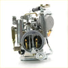 Silver and brass 4 cyl carburetor assembly showing mechanical design with visible internal parts for mazda 616 626 luce