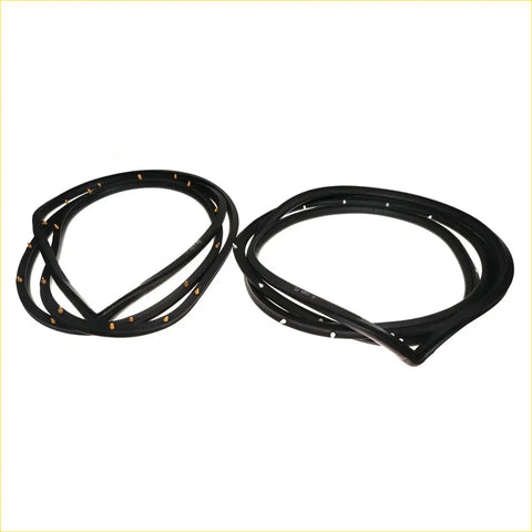 Black rubber weatherstrip seals with brass fasteners for toyota hilux ln30 ln40 rn40 rn46 ute 1978-1983