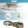 Black 4-pin trailer wiring harness with multicolored wires and white plastic connectors for 2019-2020 Toyota RAV4 trailer hookup