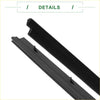 Black rubber windshield wiper blade with sleek elongated design and molded edges for toyota hilux vigo weatherstrip seal