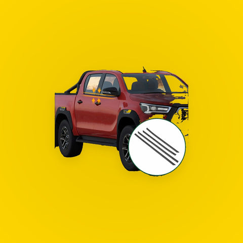 4 x Weatherstrip Window Seal for Toyota Hilux Vigo (2005-2014)
