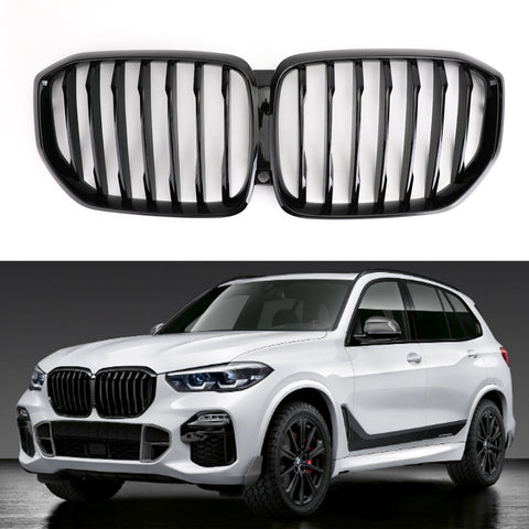 BMW X5 G05 Front Kidney Grille Gloss Black (2018-2021)