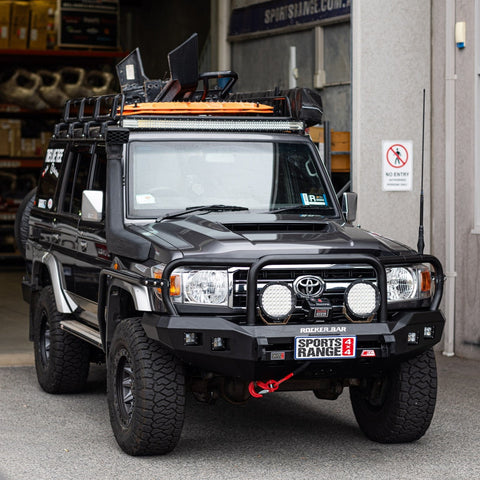 MCC Rocker 078-02SQ Triple Loop Bull Bar - Toyota LandCruiser 200 2007+ - Image 2