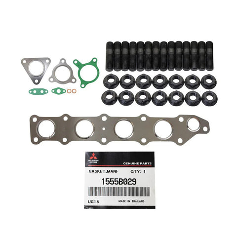 Mitsubishi Triton MQ 4N15 2.4L Genuine Manifold & Turbo Gasket & Stud Kit