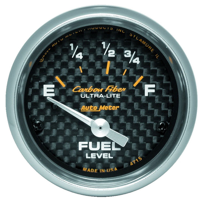 AutoMeter Carbon Fiber 2-1/16 Fuel Level AU4715