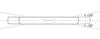 Hella LED 24V Slim REVrse Lamp Vrtical 1468V-24V