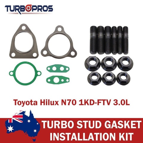 Toyota Hilux 1KD-FTV 3.0L Turbo Charger Installation Stud & Gasket Kit
