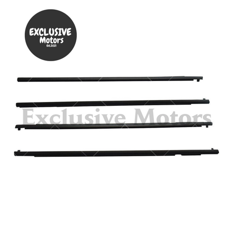 Mazda 3 BK Series Sedan 4PCS Outer Door Weather Window Rubber Seal