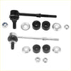 Black and silver automotive control arm assemblies with rubber bushings and metal hardware for toyota 4runner sway bar links