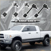 Black and silver control arm bushings with rubber sleeves for 4pcs sway bar links in toyota 4runner suspension system