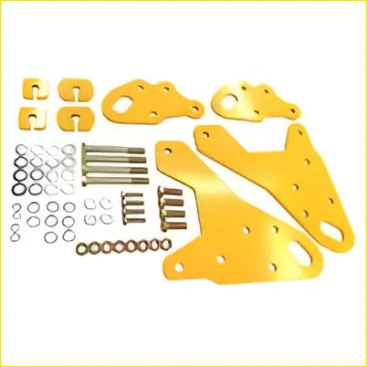 Gold-colored metal 4x4 recovery tow point kit with bolts and washers fit for great wall cannon 2020-on