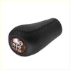 Black leather 5-speed gear shift knob with stitched detail and red button for toyota 4runner pickup sr5 1996-2002