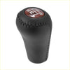 Black leather 5-speed gear shift knob with red top and white markings for toyota 4runner pickup sr5 1996-2002