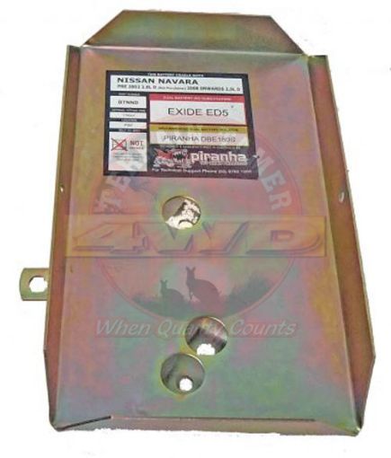 Terrain Tamer Battery Tray 2.7l Diesel Without Snorkel &amp; Pre Cleaner - Terrain Tamer 4WD Parts
