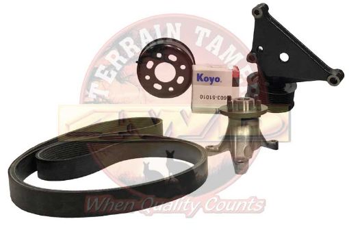 Terrain Tamer Eng Pulley Kit Vdj7#minus Aircon Inc All Pulleys &amp; Fan Brak - Terrain Tamer 4WD Parts