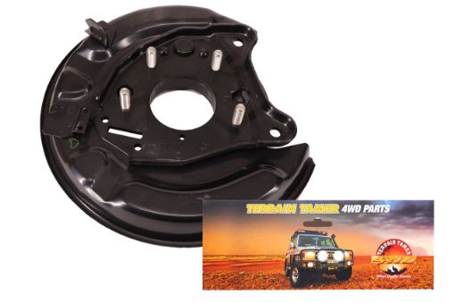 Terrain Tamer Backing Plate Rear L/H Hand Brake Suits Disc Brake - Terrain Tamer 4WD Parts