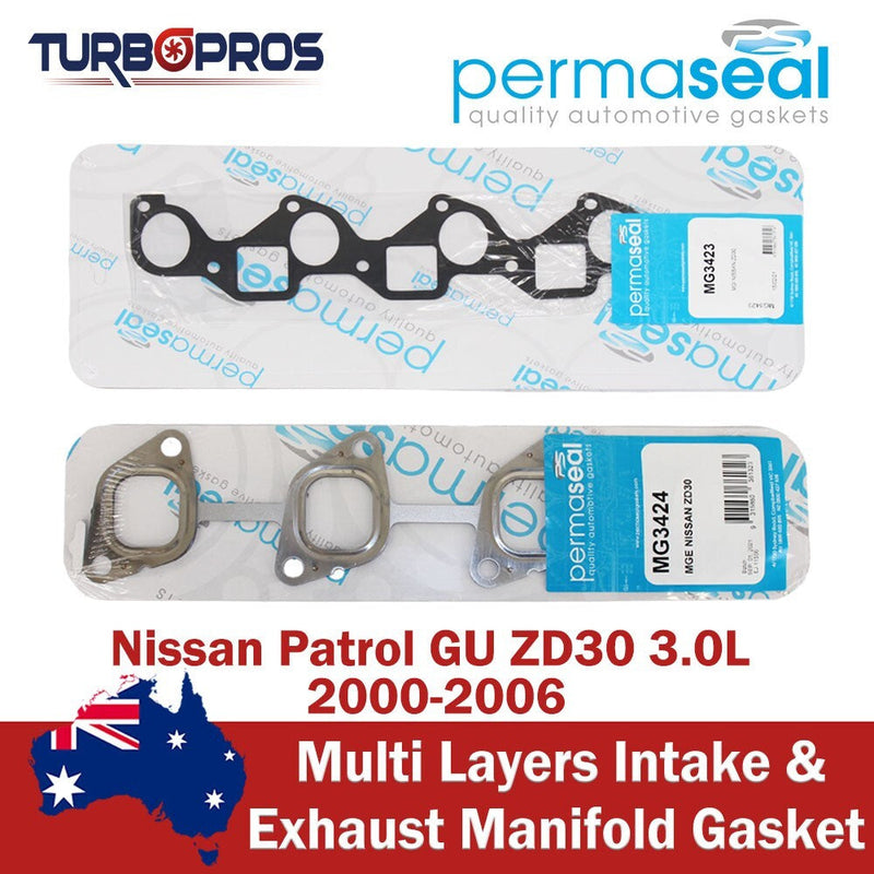 Nissan Patrol GU ZD30 3.0L Permaseal Intake & Exhaust Manifold Gasket