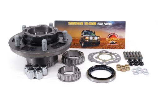 Terrain Tamer Hub Assy Kit Front Inc Bearings Studs Nuts Washers Seals - Terrain Tamer 4WD Parts
