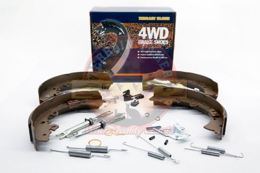 Terrain Tamer Brake Shoe Kit Rear Includes Shoes Adjusters Springs - Terrain Tamer 4WD Parts