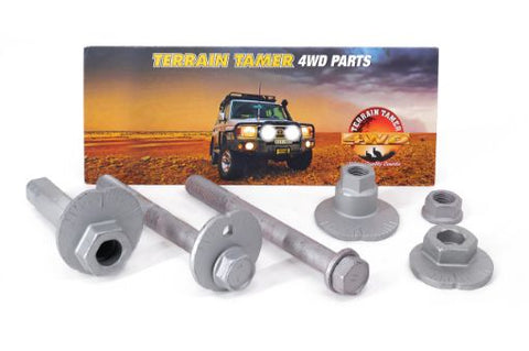 Terrain Tamer Camber Adjusting    Bolt Kit One Side Front &amp; Rear Of Arm - Terrain Tamer 4WD Parts