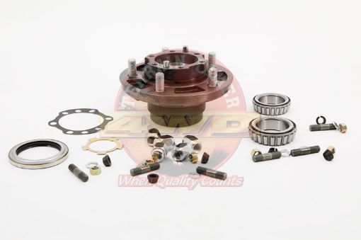 Terrain Tamer Hub Assy Kit Front Inc Oe Bearings Studs Nuts Washers Seals - Terrain Tamer 4WD Parts
