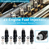Nissan Navara TD27 D21 2. 7L 16600-43G23 4x Engine Fuel Injectors Suitable