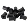 Fairing & Screen Fixing Pack of 10 - 8mm Hole M4 Rubber Well Nuts Wellnuts